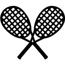 Various Racquet Black Tennis Racket