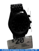 Accutime Sr626sw Black Regular Watch