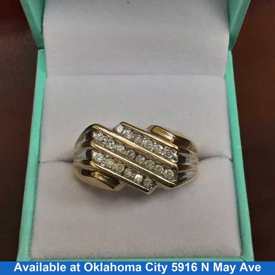 Men's Ring - Yellow Gold 10k (.417) 6 grams Size 11