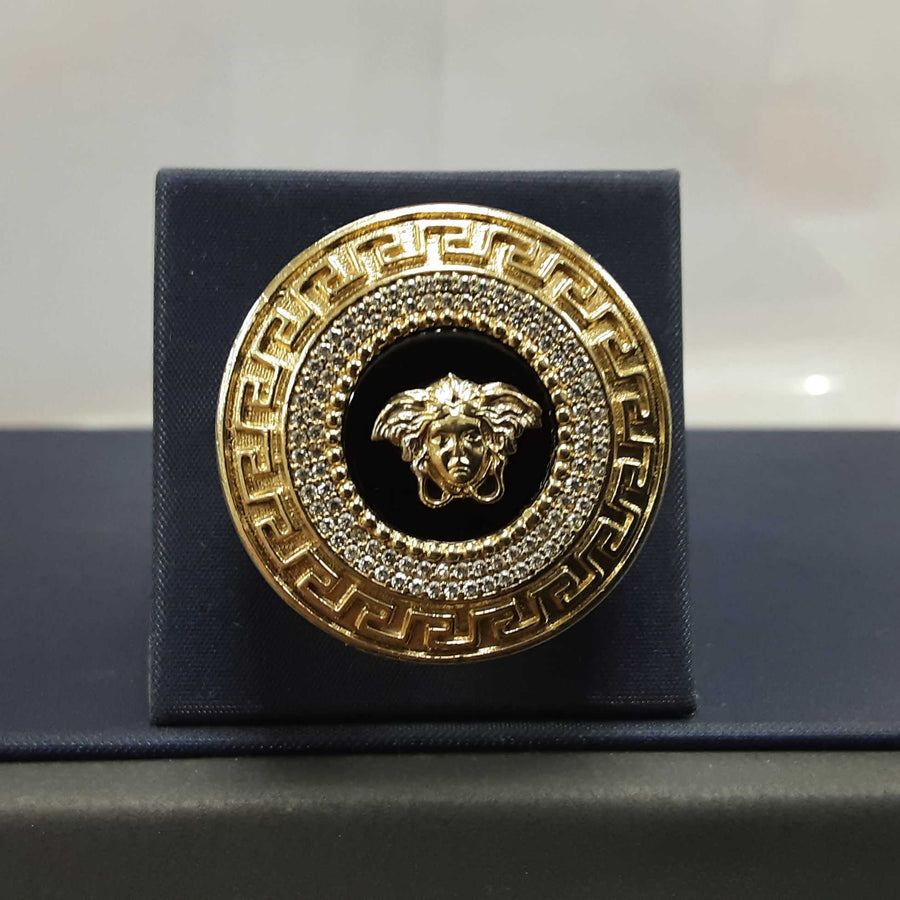 Men's Ring - Yellow Gold 10k (.417) 12 grams Size 11