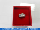 Ring - Wedding Set - White Gold 14k (.585) 6.4 grams Size 7