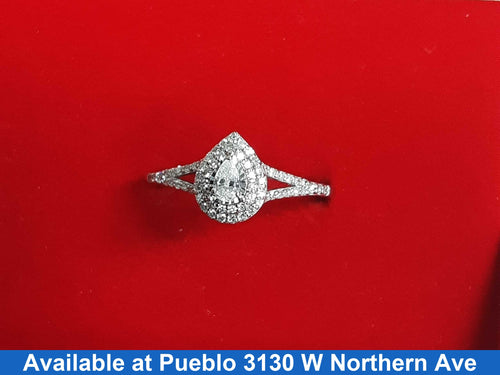Women's Ring - White Gold 10k (.417) 2.1 grams Size 9