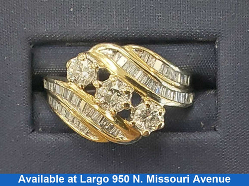 Women's Ring - Yellow Gold 10k (.417) 4.8 grams Size 7