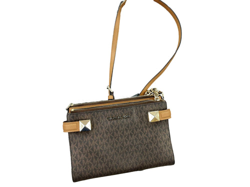 Michael Kors Karla Crossbody Brown Purse / Handbag