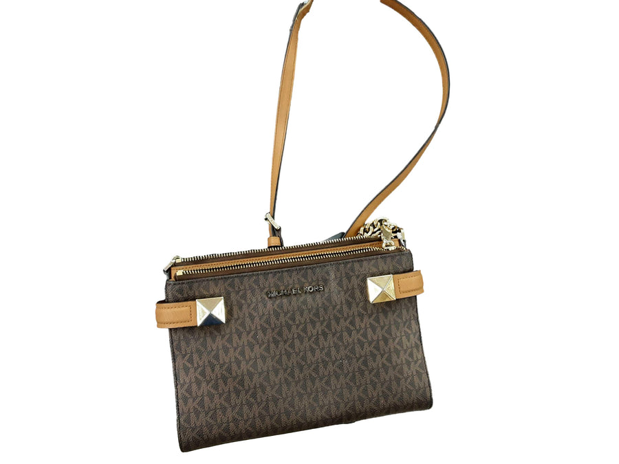 Michael Kors Karla Crossbody Brown Purse / Handbag
