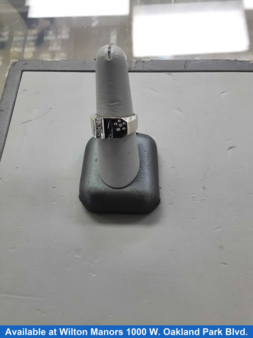 Men's Ring - White Gold 14k (.585) 8.3 grams Size 6.5