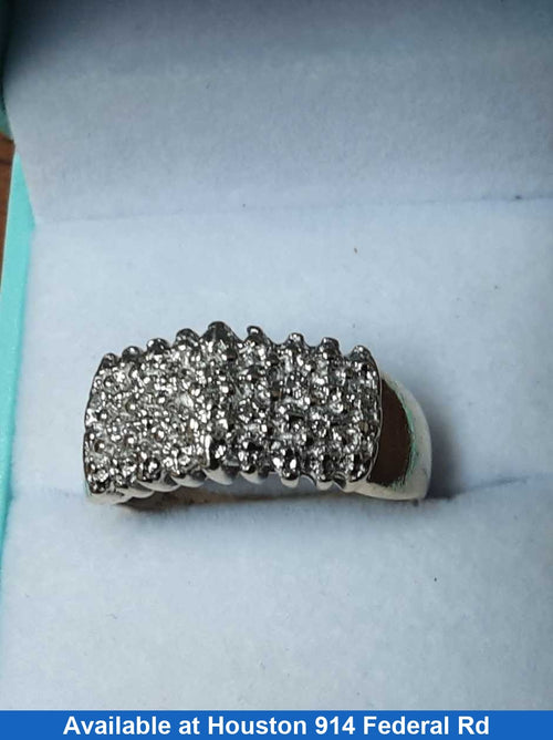 Women's Ring - Yellow Gold 10k (.417) 5.9 grams Size 10.5