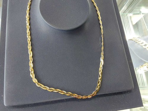 Tricolor Chain - Tricolor Gold 14k (.585) 11.2 grams 16 inch