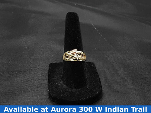 Women's Ring - Yellow Gold 14k (.585) 2.2 grams Size 6