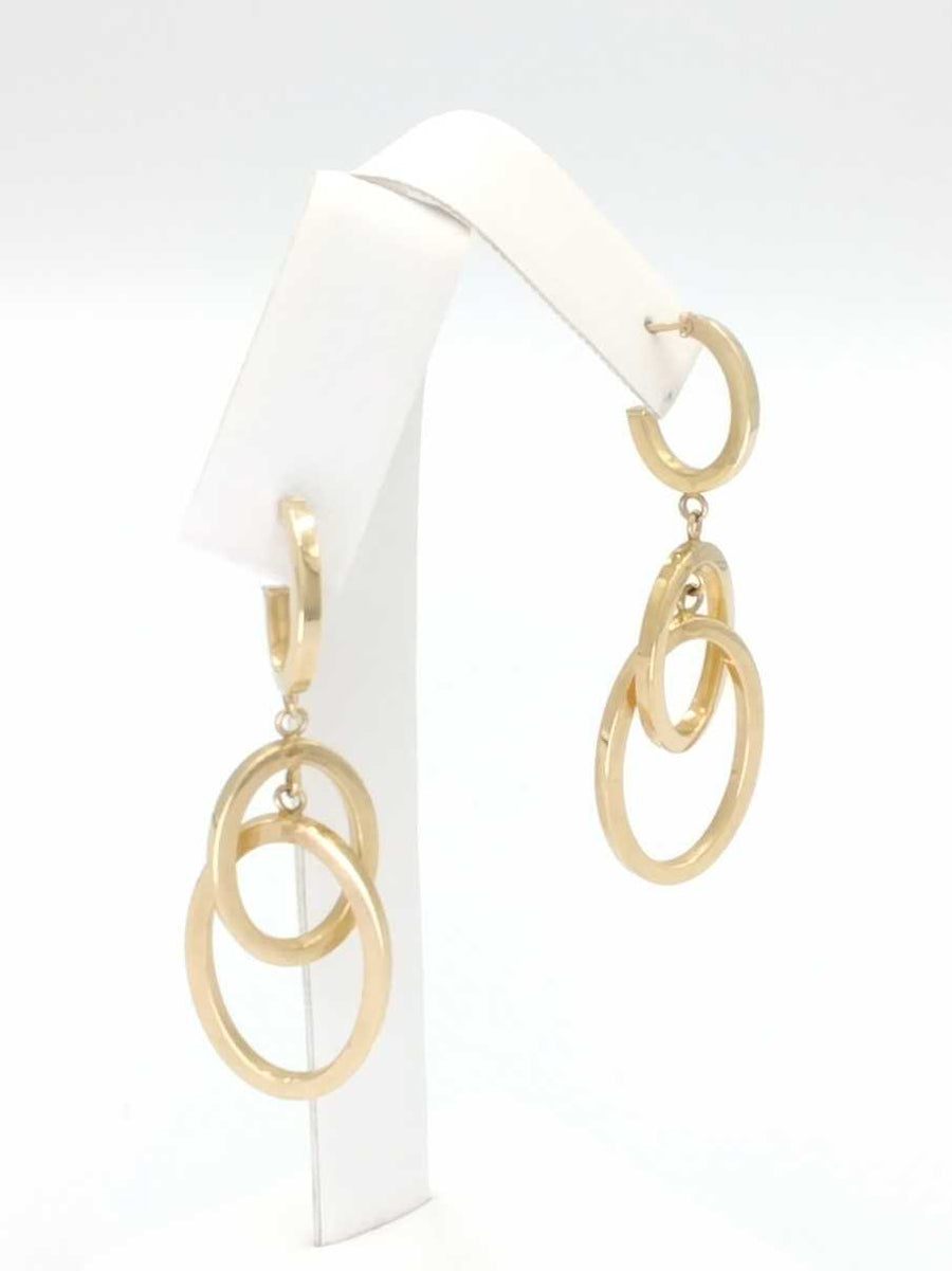 Hoop Earrings - Yellow Gold 10k (.417) 3 grams
