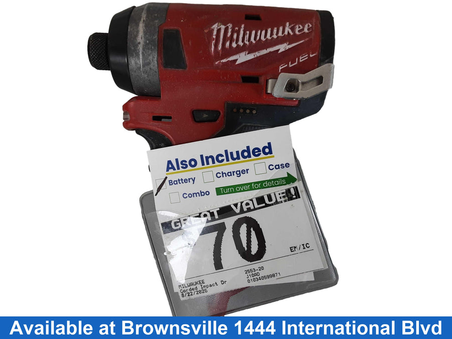 Milwaukee 2553-20 Red Corded Impact Drill
