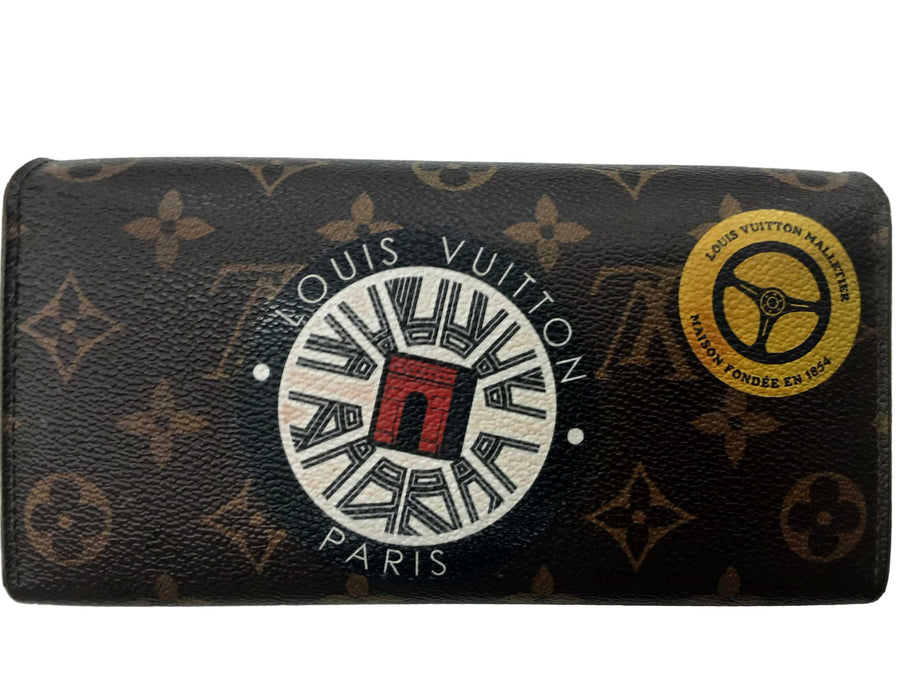 Louis Vuitton Monogram Coated Canvas Sarah Brown Wallet
