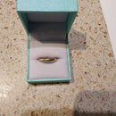 Ring - Wedding Band - Yellow Gold 14k (.585) 2.4 grams Size 7