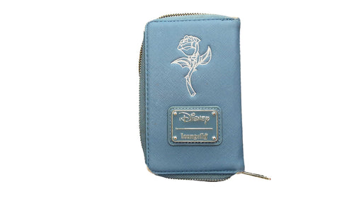 Loungefly Beauty And The Beast Blue Wallet