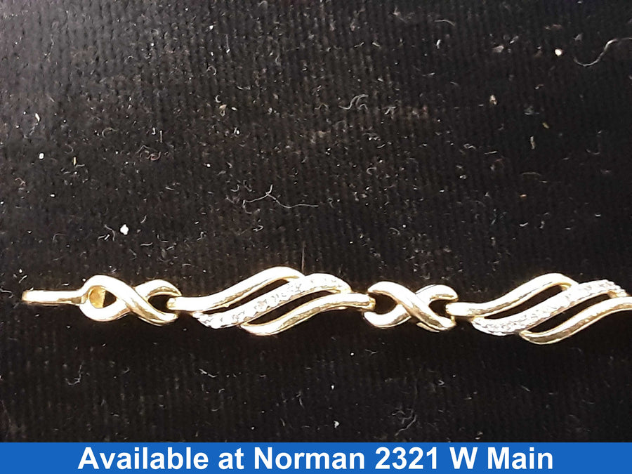 Link Bracelet - Yellow Gold 10k (.417) 5.5 grams 7 inch