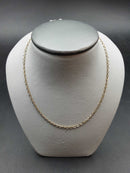 Link Chain - Yellow Gold 10k (.417) 2.3 grams 18 inch