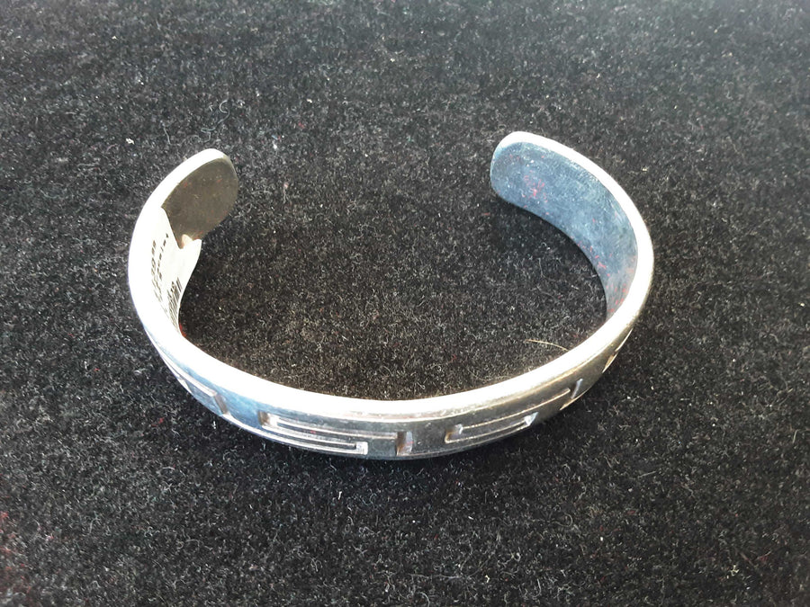 Bangle Bracelet - Silver 50.9 grams 7 inch