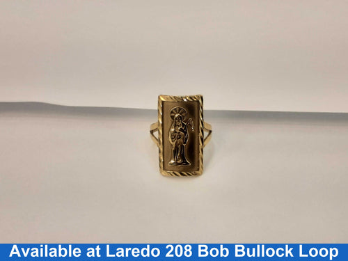 Women's Ring - Yellow Gold 10k (.417) 5.4 grams Size 6.5