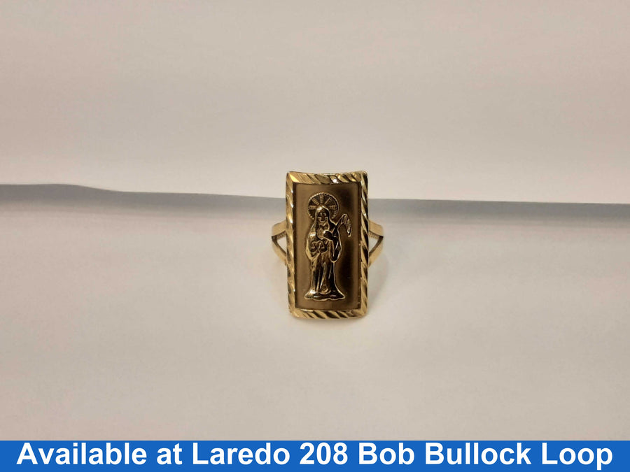 Women's Ring - Yellow Gold 10k (.417) 5.4 grams Size 6.5