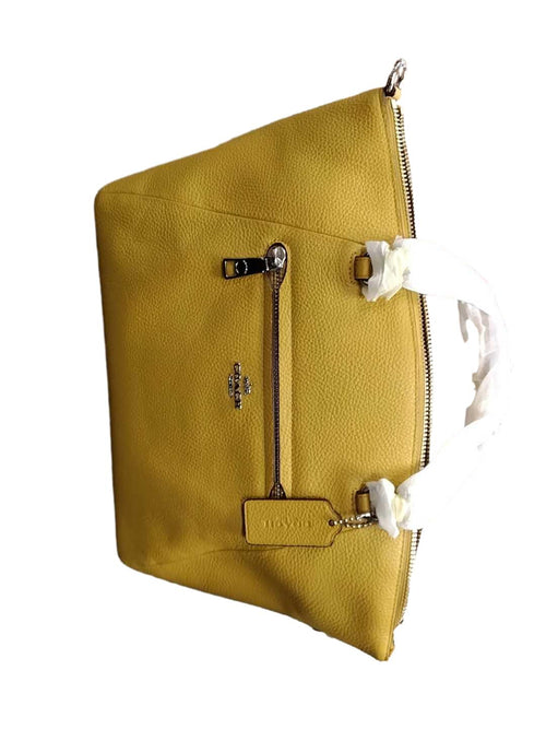 Coach Prairie Satchel Yellow Purse / Handbag
