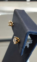 Double Stud Earrings - White Gold 14k (.585) 1.5 grams