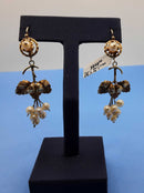 Pearl Earrings - Yellow Gold 10k (.417) 6.2 grams