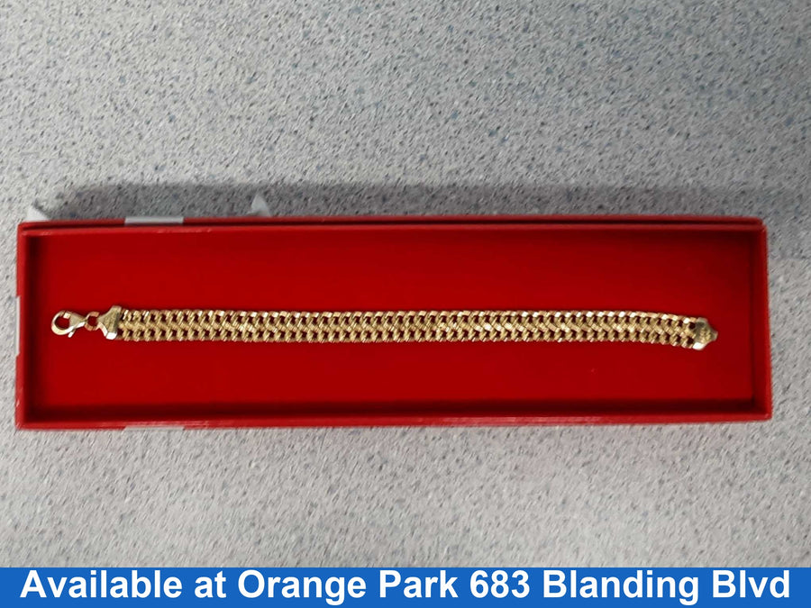 Link Bracelet - Yellow Gold 14k (.585) 6.6 grams 7 inch