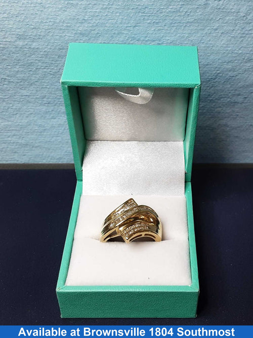 Women's Ring - Yellow Gold 10k (.417) 5.3 grams Size 8