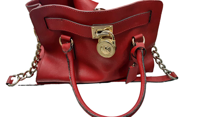 Michael Kors E-1309 Red Purse / Handbag