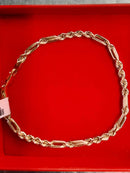 Rope Bracelet - Yellow Gold 14k (.585) 4.3 grams 7 inch