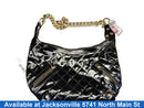 Maurizio Taiuti Leather W/ Chain Black Purse / Handbag