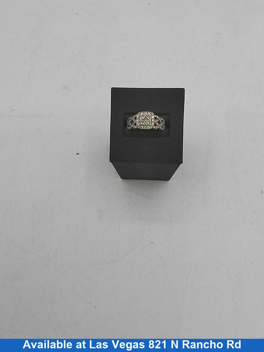 Women's Ring - White Gold 14k (.585) 5.9 grams Size 20