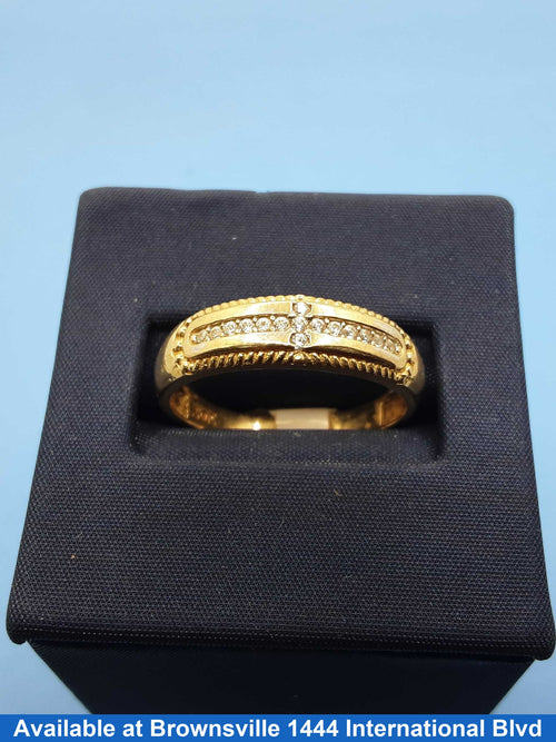 Ring - Wedding Band - Yellow Gold 10k (.417) 2.8 grams Size 10