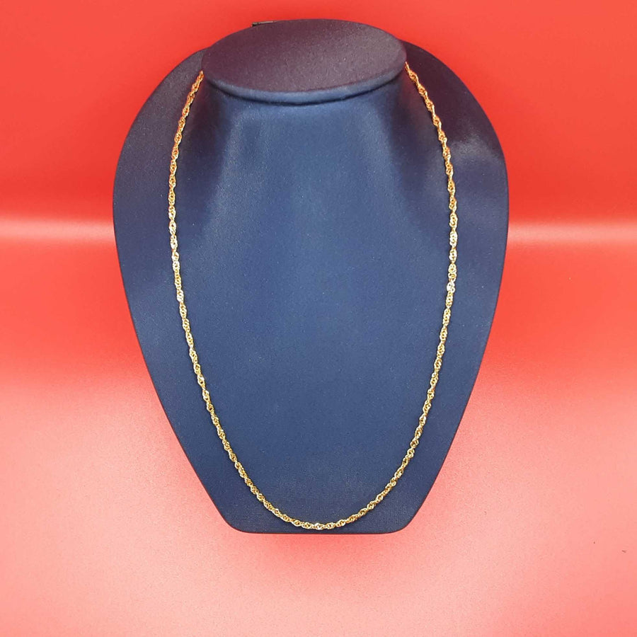 Rope Chain - Yellow Gold 18k (.750) 3.1 grams 18 inch