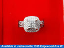 Women's Ring - White Gold 10k (.417) 4.8 grams Size 8.5