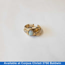Women's Ring - Yellow Gold 14k (.585) 7.8 grams Size 5