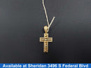 Religious Pendant - Tricolor Gold 14k (.585) 2.8 grams