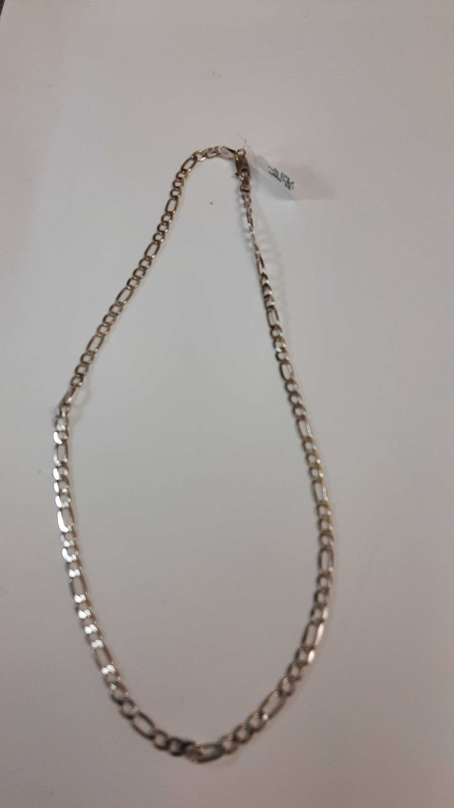 Figaro Chain - White Gold 14k (.585) 14.3 grams 16 inch