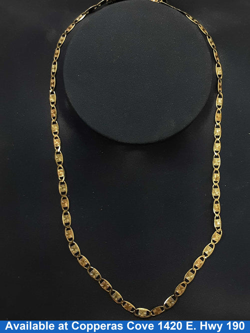Chain - Tricolor Gold 10k (.417) 6.7 grams 20 inch