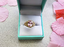 Women's Ring - Yellow Gold 14k (.585) 3.7 grams Size 9.5
