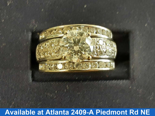 Women's Ring - White Gold 18k (.750) 8.5 grams Size 20