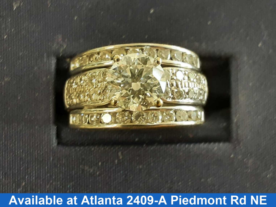 Women's Ring - White Gold 18k (.750) 8.5 grams Size 20