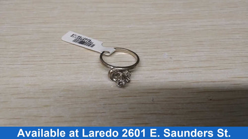 Women's Ring - Solitaire - Yellow Gold 14k (.585) 2.7 grams Size 10