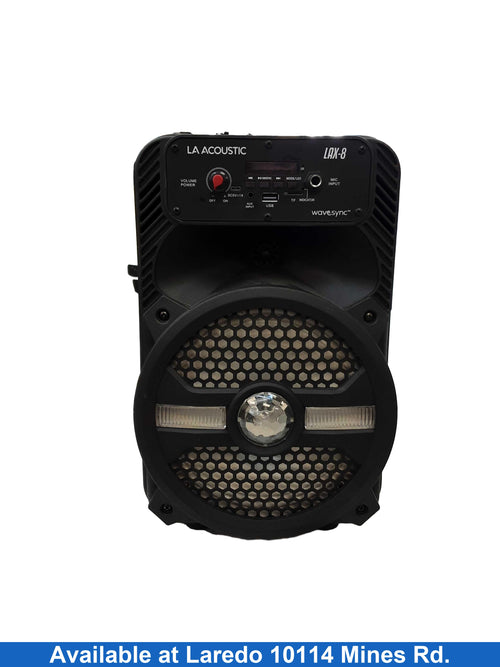La Acoustic Lax-8 Black Portable Speaker