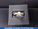Ring - Wedding Set - White Gold 14k (.585) 2.1 grams Size 8
