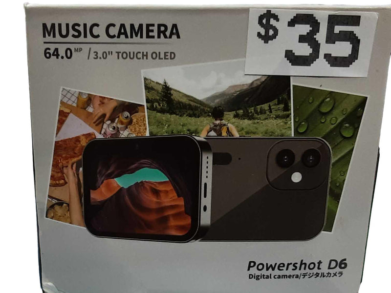 Made In China Powershot D6 Digital Camera Black Digital Camcorder