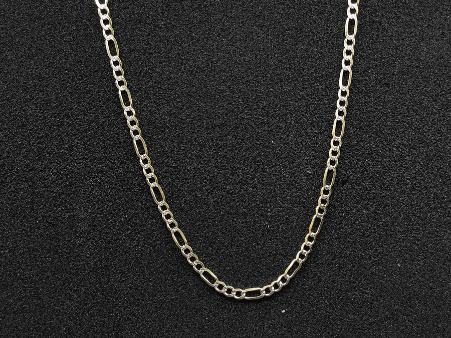 Figaro Chain - Yellow Gold 14k (.585) 13.1 grams 22 inch