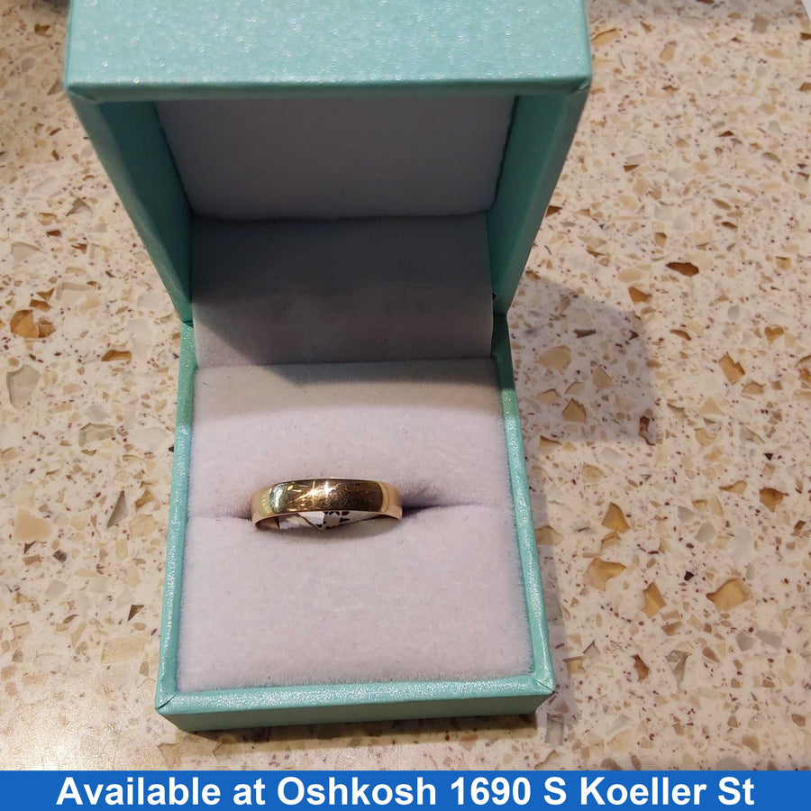 Ring - Wedding Band - Yellow Gold 10k (.417) 1.6 grams Size 7.5
