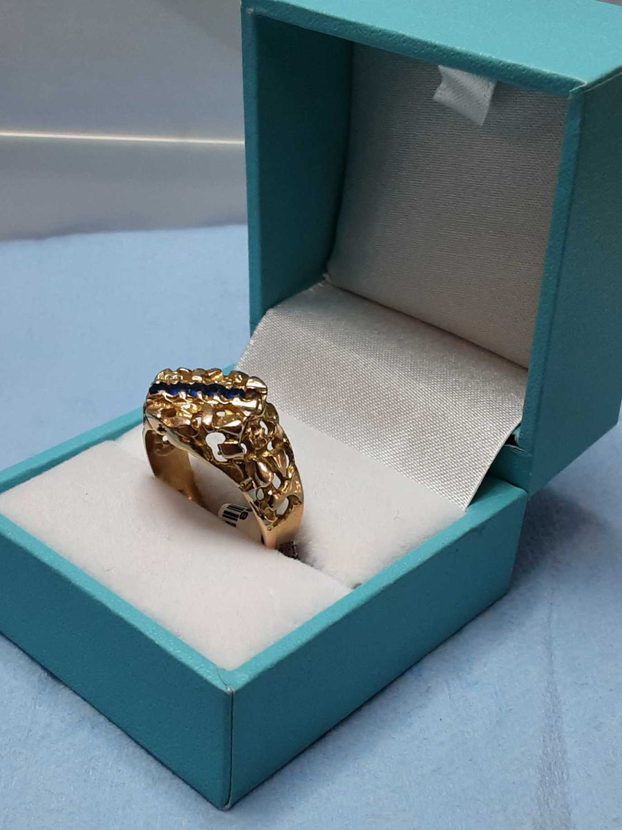 Women's Ring - Yellow Gold 10k (.417) 4.4 grams Size 9