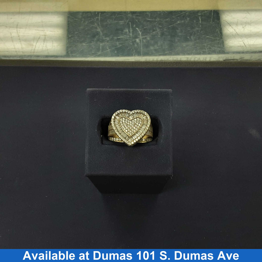 Women's Ring - Yellow Gold 10k (.417) 6.2 grams Size 8